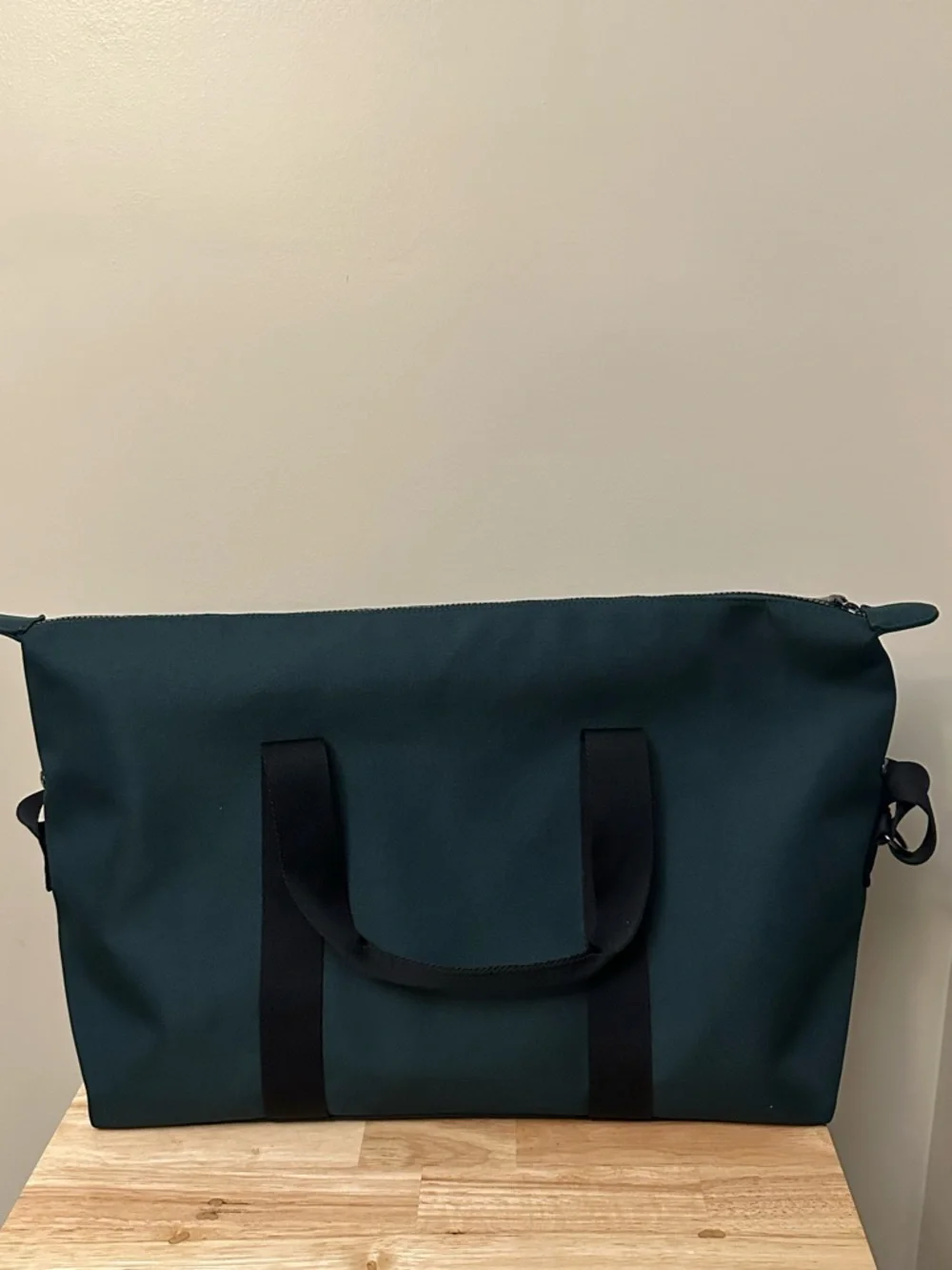 Coach Dark Green Canvas Duffel with Black Straps - Picture 10 of 10